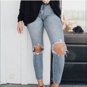 Carly Jean Sophie Skinny Jeans in Medium Wash
